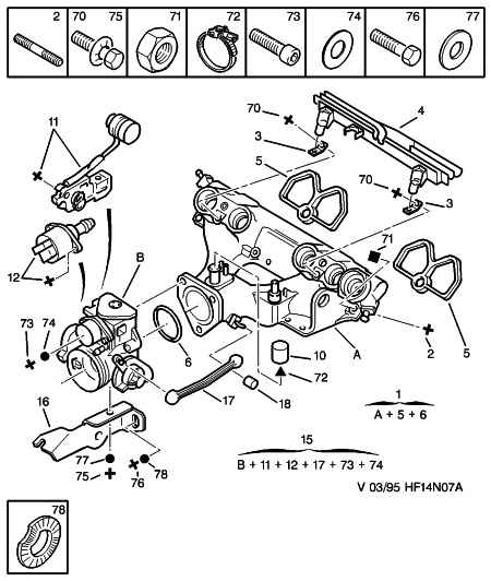 CITROËN 0348.E6 - Gasket, intake manifold housing onlydrive.pro