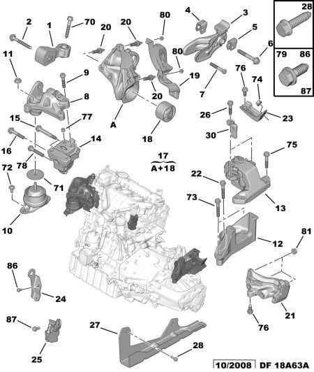 PEUGEOT 1844.93 - Paigutus,Mootor onlydrive.pro