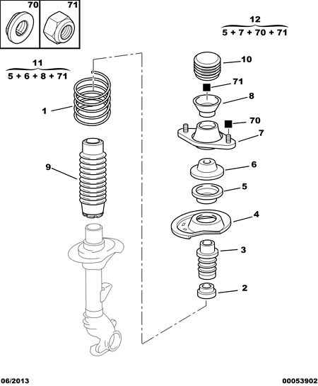 CITROËN 5254.18 - Dust Cover Kit, shock absorber onlydrive.pro