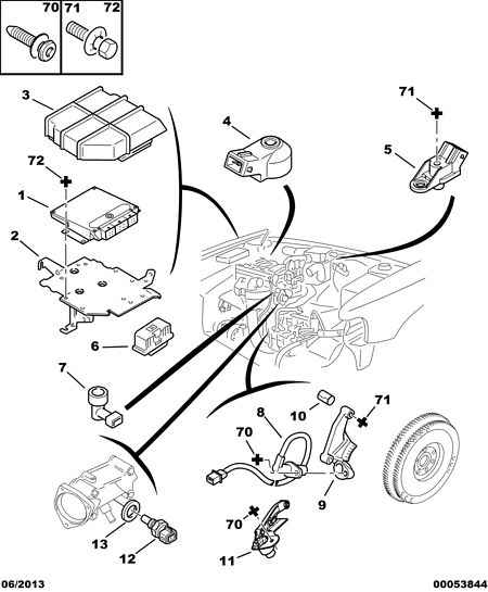 PEUGEOT 1920.3F - Inj calculator sensor: 01 pcs. onlydrive.pro