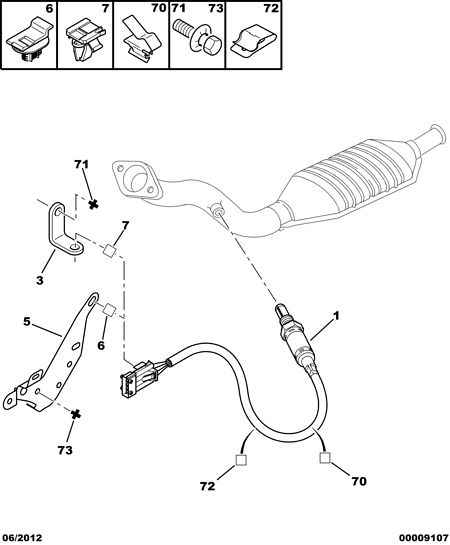 PEUGEOT 1628 9S - Regulator box exh temp probe: 01 pcs. onlydrive.pro