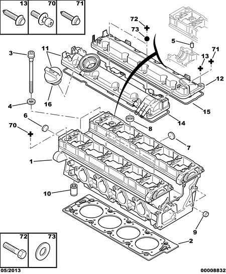 PEUGEOT (DF-PSA) 0249 A3 - Cylinder head - cover: 01 pcs. onlydrive.pro