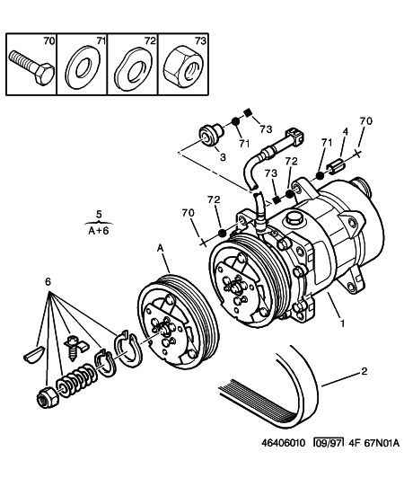 CITROËN 6453.P9 - Air conditioned compressor detail: 01 pcs. onlydrive.pro