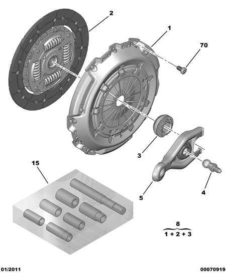 CITROËN 2052-71 - Clutch Kit onlydrive.pro