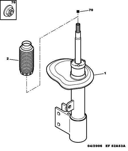 PEUGEOT (DF-PSA) 5254 31 - Protective Cap / Bellow, shock absorber onlydrive.pro