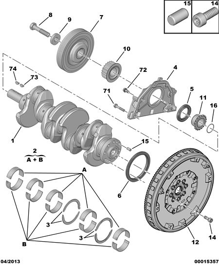 CITROËN 0532.L0 - Flywheel onlydrive.pro