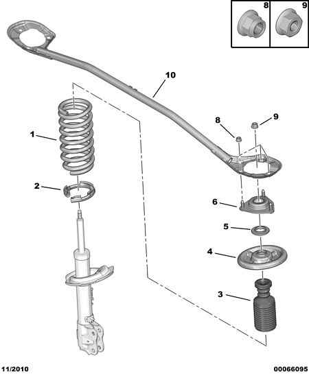 CITROËN 5038 F8 - Top Strut Mounting onlydrive.pro