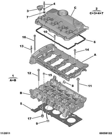 CITROËN 0209.EH - Gasket, cylinder head onlydrive.pro