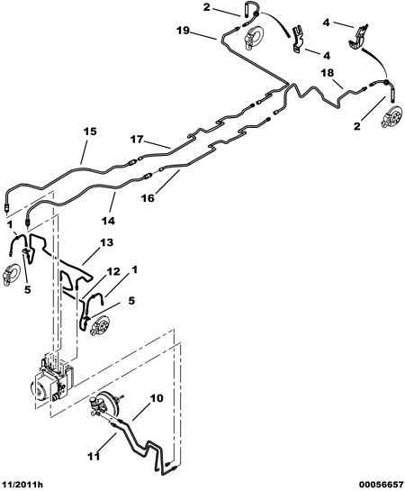 PEUGEOT (DF-PSA) 4888.C2 - Brake piping abs optional: 01 pcs. onlydrive.pro