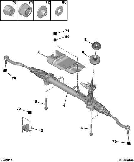 CITROËN 4001 E5 - Inner Tie Rod, Axle Joint onlydrive.pro