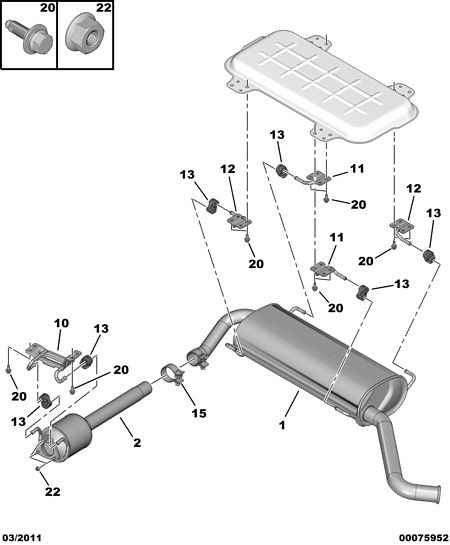 PEUGEOT 1755 L8 - Bearing Bush, stabiliser onlydrive.pro