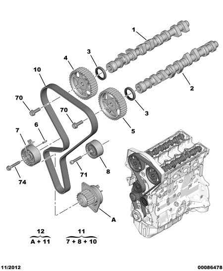 PEUGEOT (DF-PSA) 0830.61 - Deflection / Guide Pulley, timing belt onlydrive.pro