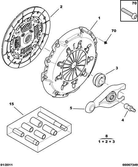 PEUGEOT 2052.N8 - Clutch Kit onlydrive.pro