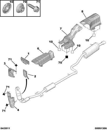 PEUGEOT 1723.AZ - Gasket, exhaust manifold onlydrive.pro