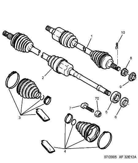 PEUGEOT 3273 AH - Drive Shaft onlydrive.pro