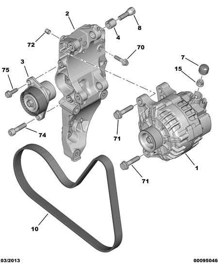 PEUGEOT (DF-PSA) 98 007 161 80 - Alternator and fixings: 01 pcs. onlydrive.pro