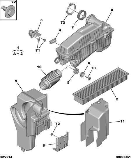 PEUGEOT (DF-PSA) 1444 VK - Air Filter, engine onlydrive.pro