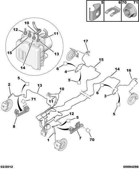 CITROËN 4806 K1 - Brake Hose onlydrive.pro