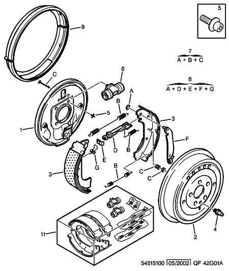 PEUGEOT 4242 32 - Brake Shoe Set onlydrive.pro