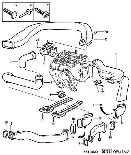 PEUGEOT 6447 N7 - Air outlet: 01 pcs. onlydrive.pro