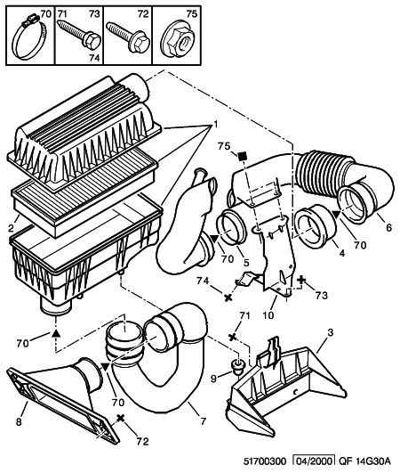 CITROËN 1444 F3 - Air Filter, engine onlydrive.pro