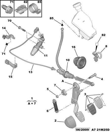 CITROËN 2182 E2 - Clutch control master cylinder: 01 pcs. onlydrive.pro