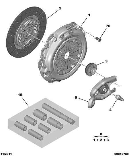 PEUGEOT (DF-PSA) 2004.Z6 - Clutch Kit onlydrive.pro