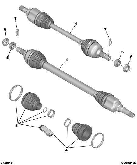 PEUGEOT 3272 LA - Joint Kit, drive shaft onlydrive.pro