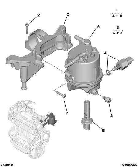 PEUGEOT 1901 84 - Fuel filter onlydrive.pro