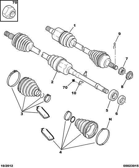 PEUGEOT 3272 LW - Drive Shaft onlydrive.pro