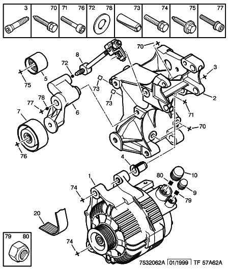 PEUGEOT 5750.GP - V-Ribbed Belt onlydrive.pro