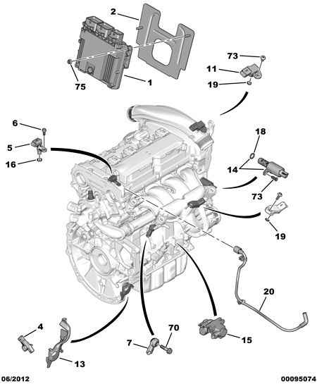 PEUGEOT 1920 LS - Inj calculator sensor: 02 pcs. onlydrive.pro