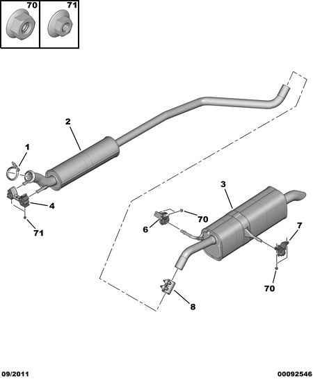 PEUGEOT 1736 32 - Pipe Connector, exhaust system onlydrive.pro