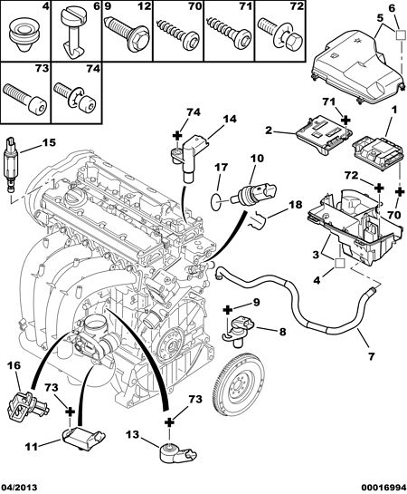 CITROËN 19 208 Y - Sensor, intake air temperature onlydrive.pro