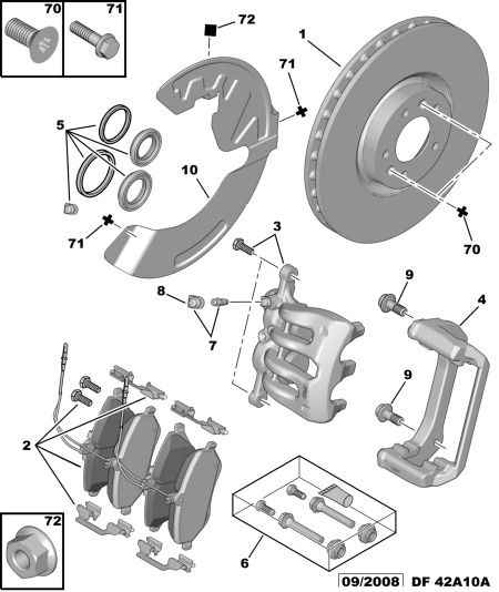 PEUGEOT 4253-48 - Brake Pad Set, disc brake onlydrive.pro