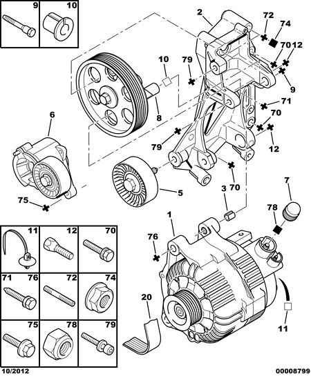 PEUGEOT 5705 AL - Generaator onlydrive.pro