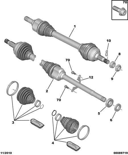 PEUGEOT 3272.GJ - Joint Kit, drive shaft onlydrive.pro