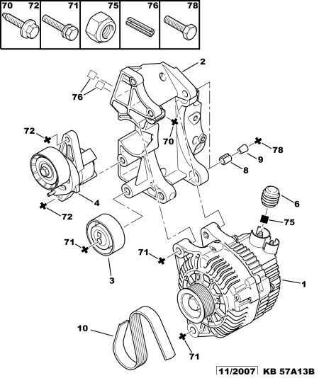 PEUGEOT (DF-PSA) 5751 C9 - Pulley, v-ribbed belt onlydrive.pro