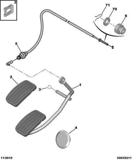 PEUGEOT (DF-PSA) 1629 D7 - Accelerator Cable onlydrive.pro