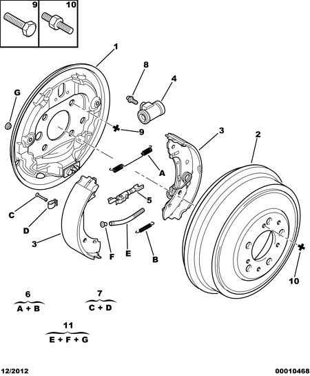 PEUGEOT (DF-PSA) 4310 82 - Rear brake drum caliper cyl shoe: 01 pcs. onlydrive.pro