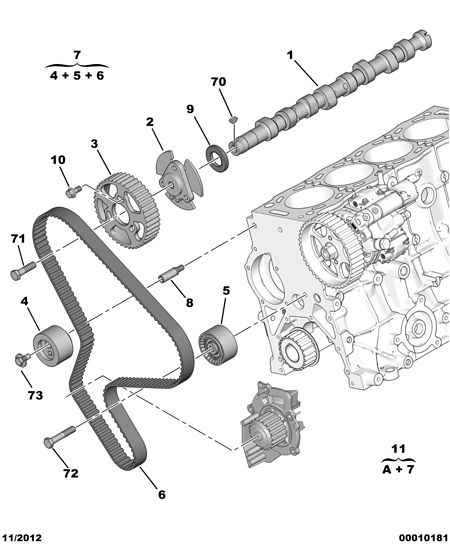 PEUGEOT 0829.C4 - Kreipiantysis skriemulys, paskirstymo diržas onlydrive.pro