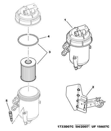 CITROËN 1901-80 - Strainer filter priming pump: 01 pcs. onlydrive.pro