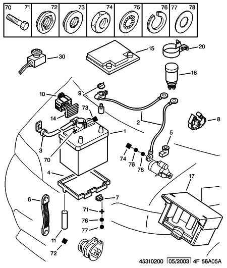 CITROËN 5600 RW - Battery - wires: 01 pcs. onlydrive.pro