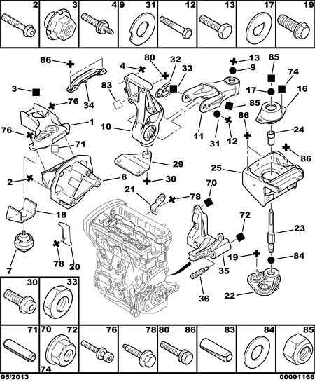 PEUGEOT 1844.A9 - Holder, engine mounting onlydrive.pro