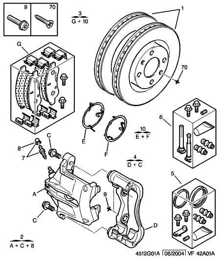 CITROËN 4253 41 - Piduriklotsi komplekt,ketaspidur onlydrive.pro