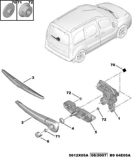 PEUGEOT (DF-PSA) 6423 92 - Wiper Blade onlydrive.pro