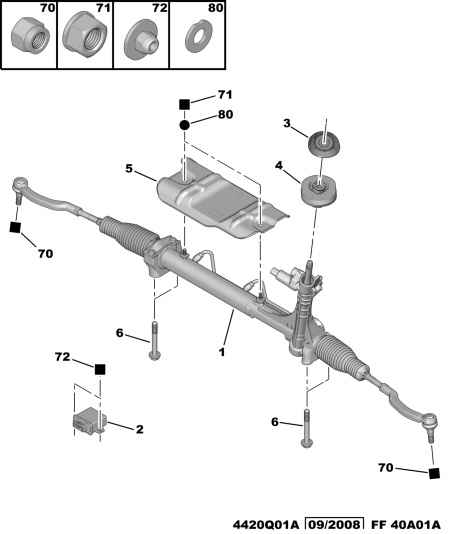 CITROËN 16 077 445 80 - Inner Tie Rod, Axle Joint onlydrive.pro