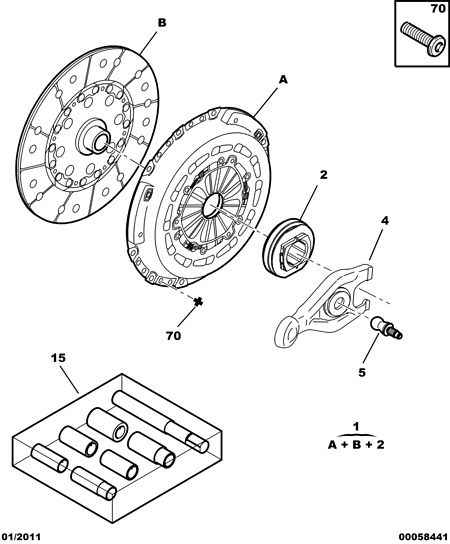 CITROËN 2041.A9 - Clutch wtht ret mech plate bearing buffe: 01 pcs. onlydrive.pro