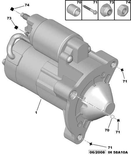 CITROËN 5802 CY - Starter onlydrive.pro