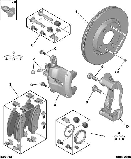 PEUGEOT 4249 J6 - Brake Disc onlydrive.pro